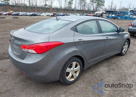 2012 Hyundai Elantra Gls z USA, uszkodzony, nr VIN 5NPDH4AE4CH062827